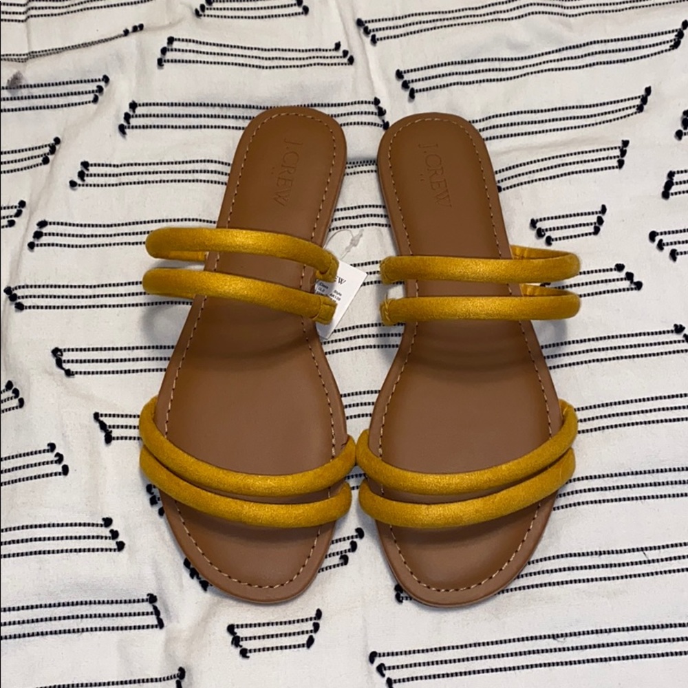 J Crew Factory Seaside slide sandals